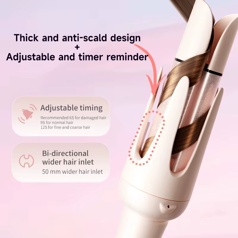 32MM Automatic Hair Curler Auto Rotating Ceramic Hair Roller 40Mm Big Waver Professional Curling Iron Curling Wand Hair Waver